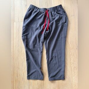 Figs scrub bottoms high waist Yola in gray - size 4XL